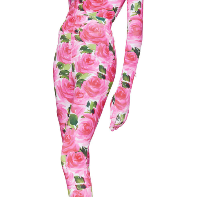 Richard Quinn Pink Floral Leggings