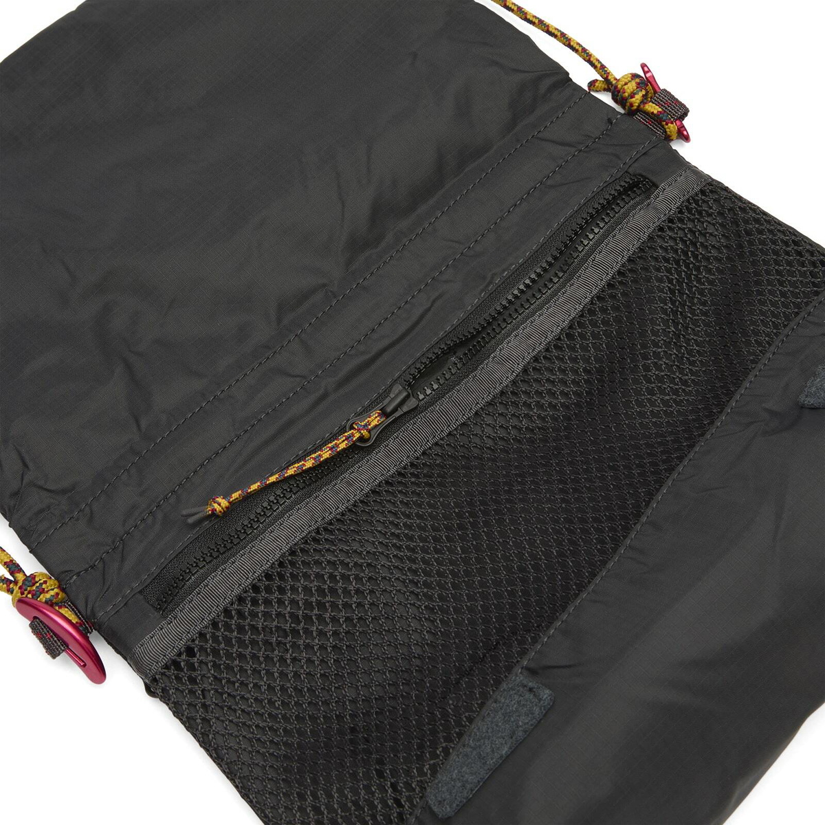 Klättermusen Men's Algir Foldover Bag in Raven 