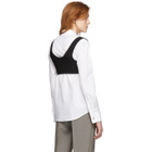 The Row Black Cropped Grazia Tank Top