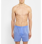 Derek Rose - Amalfi Cotton Boxer Shorts - Men - Blue