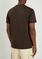 Moncler Grenoble Logo-appliquéd Cotton T-shirt Brown