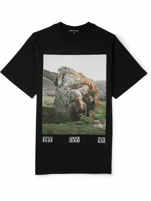 Photo: Total Luxury Spa - Printed Recycled Cotton-Jersey T-Shirt - Black