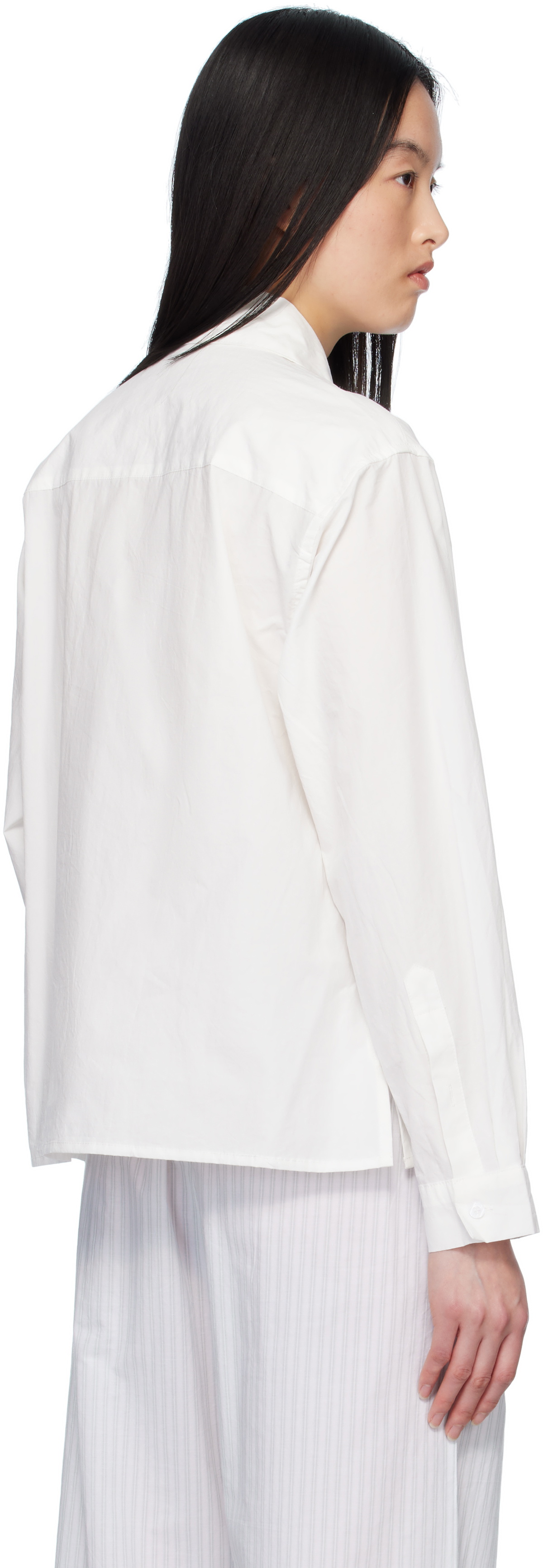 Deiji Studios White Arch Tie Shirt