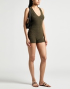 Max Mara Womens Playsuit Military in Green
