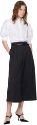 Juun.J Black Double Waisted Trousers