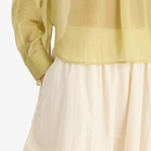 YMC Women's Parachute Maxi Skirt in Off White