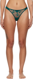 Fleur du Mal Blue Untie Me Thong
