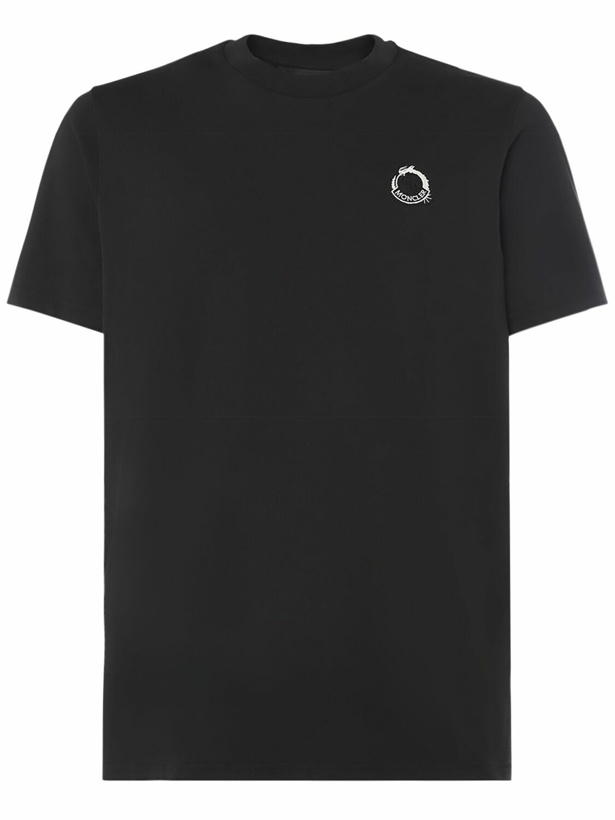 Photo: MONCLER - Cny Cotton Piquet Polo Shirt