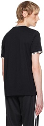 Fred Perry Black Twin Tipped T-Shirt