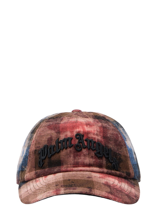 Photo: Palm Angels Curved Logo Check Cap