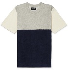 Howlin' - Colour-Block Cotton-Blend Terry T-Shirt - Ecru