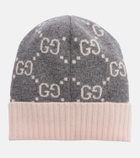 Gucci GG jacquard cashmere beanie