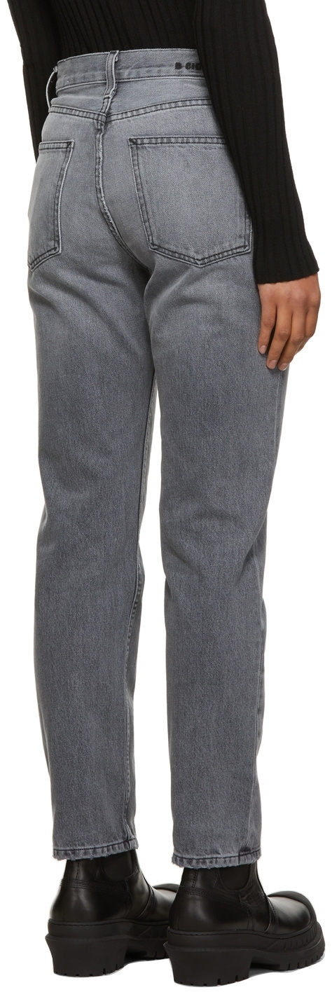 B Sides Grey Arts Mid Straight Jeans