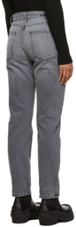 B Sides Grey Arts Mid Straight Jeans