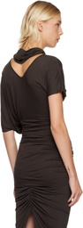 Rick Owens Lilies Brown Concordians Lilith T-shirt