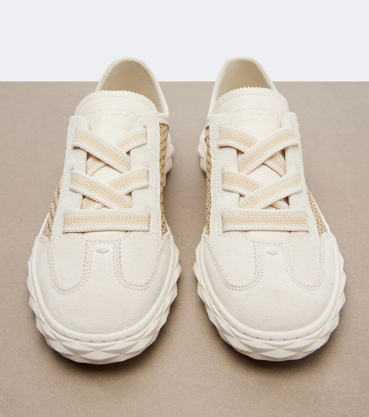 Jimmy Choo Diamond Light Flex suede sneakers