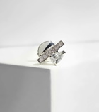 Repossi Serti Sur Vide 18kt white gold single earring with diamonds