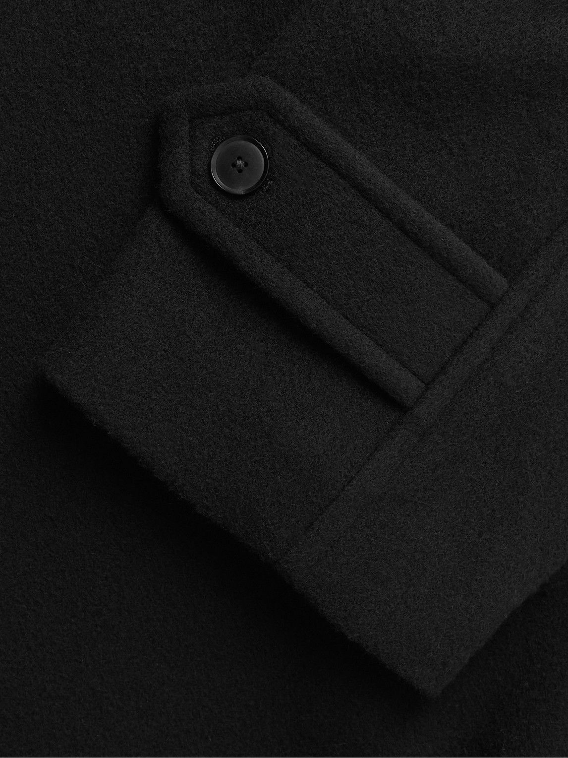 Auralee - Belted Wool and Cashmere-Blend Coat - Black Auralee