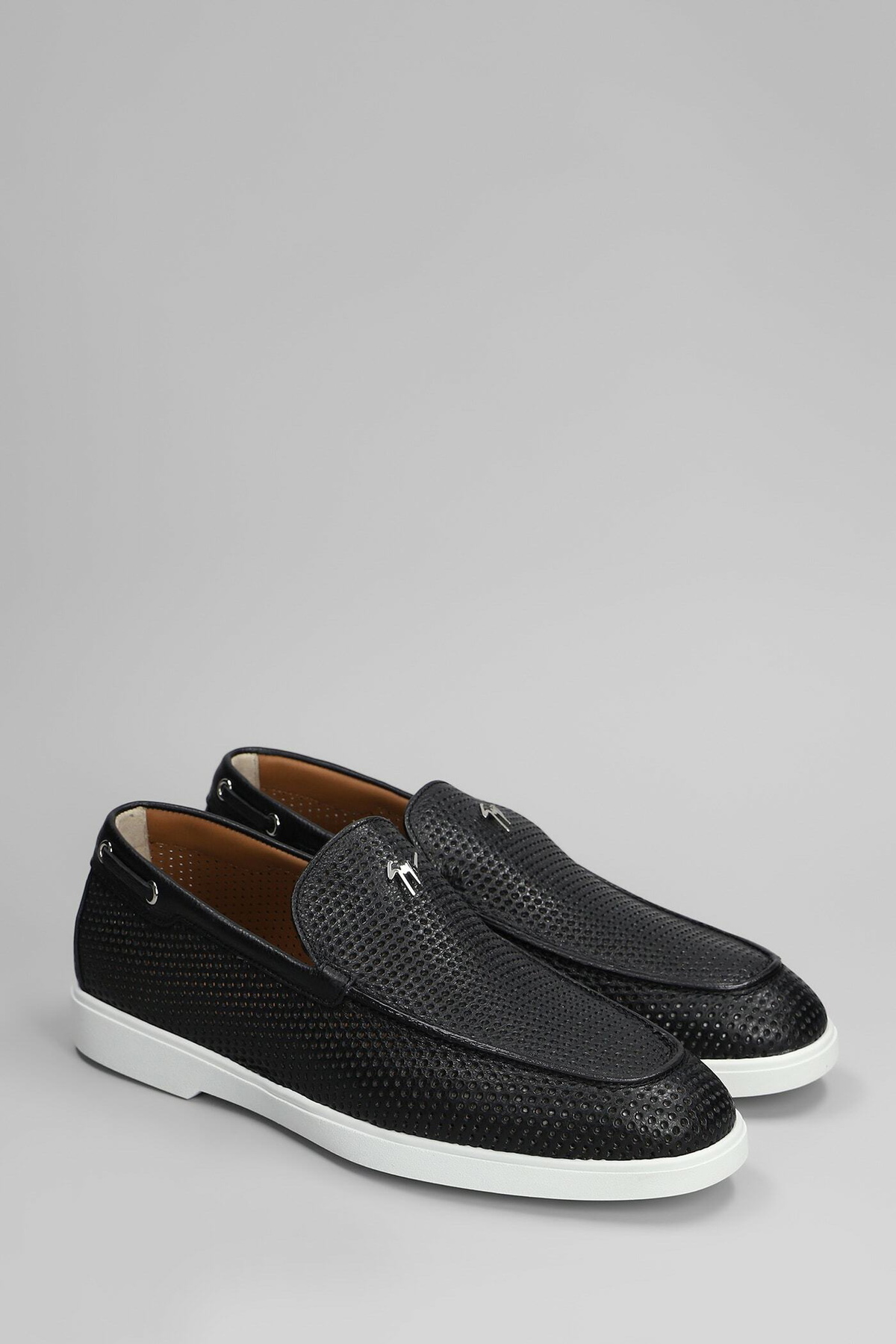 Giuseppe Zanotti Jourdain Loafers In Black Leather