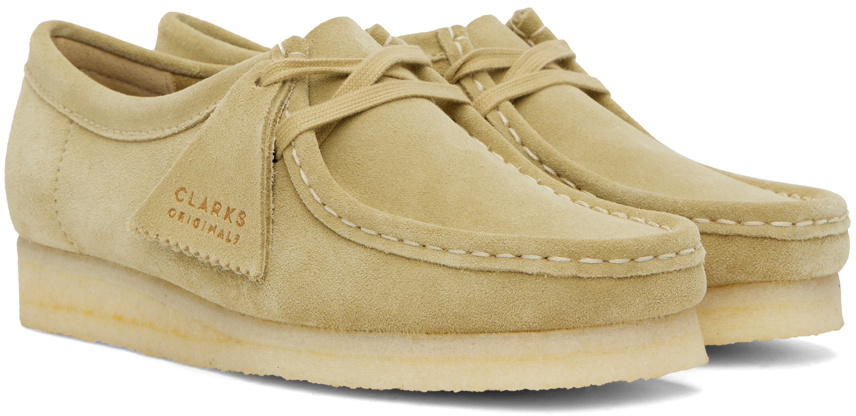 Clarks Originals Taupe Wallabee Derbys Clarks Originals Clarks Originals Taupe Wallabee Derbys Clarks Originals