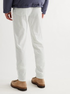 BRUNELLO CUCINELLI - Slim-Fit Tapered Cotton-Corduroy Trousers - White