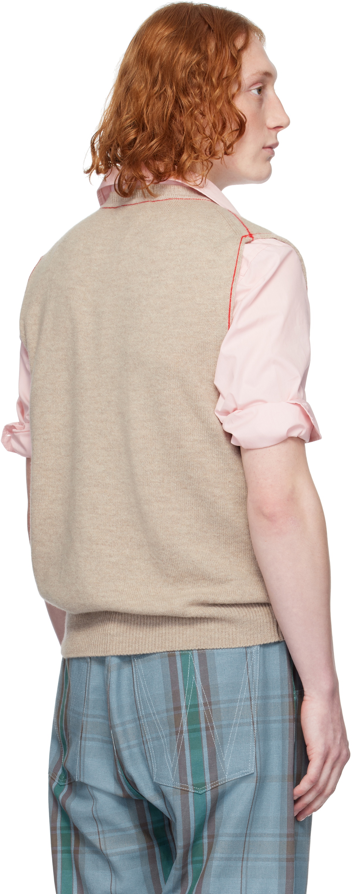 Vivienne Westwood Beige Orbit Vest