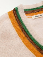 Wales Bonner - Saint Striped Mohair-Blend Sweater - Neutrals