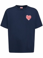KENZO PARIS - Heart Print Oversized Cotton T-shirt