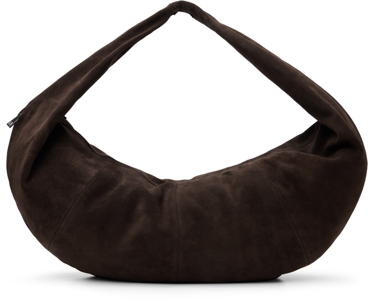 Photo: Cordera Brown Suede Crossbody XL Bag