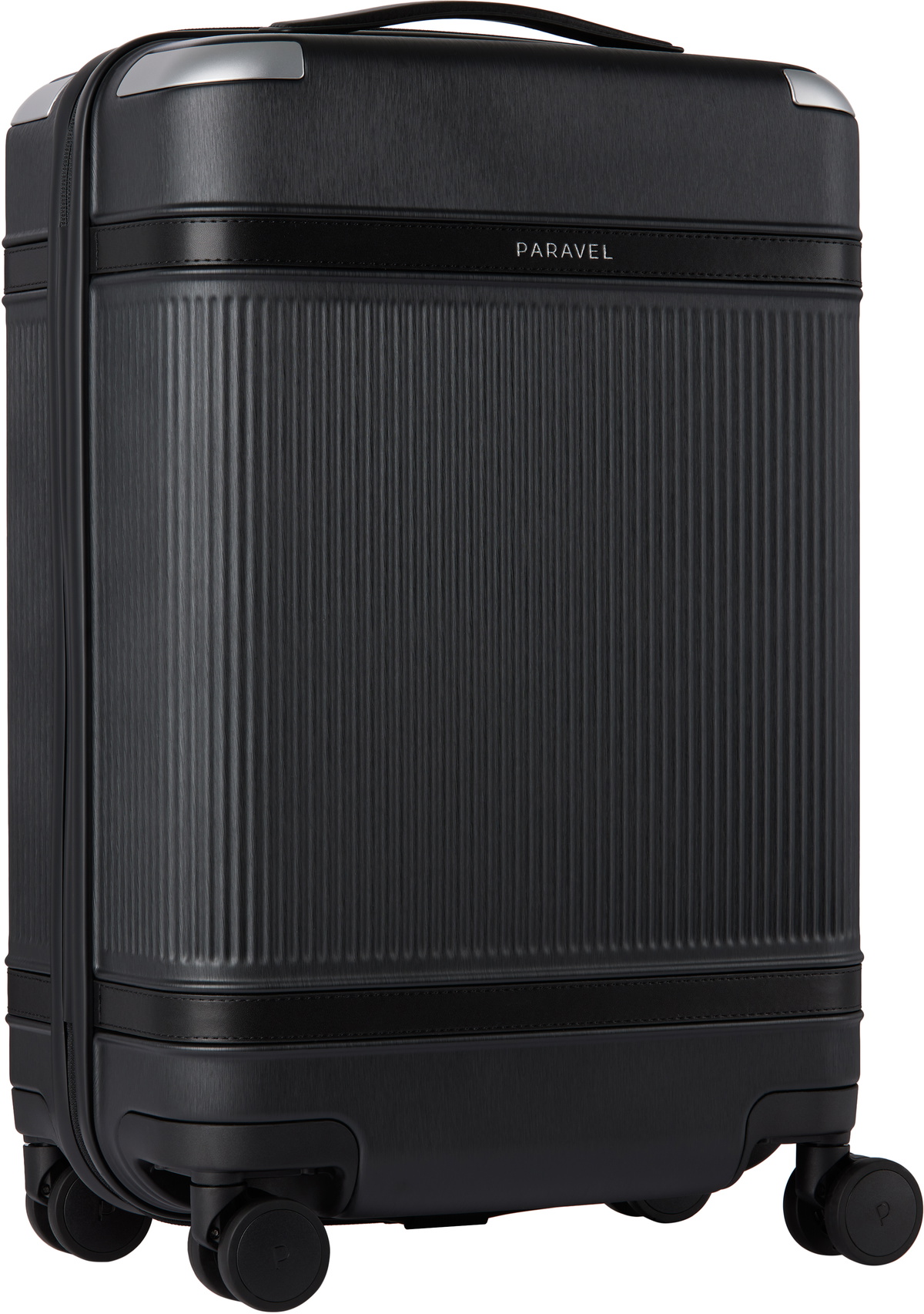 Paravel Black Aviator Carry-On More Suitcase