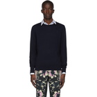 Dries Van Noten Navy Tiago Sweater