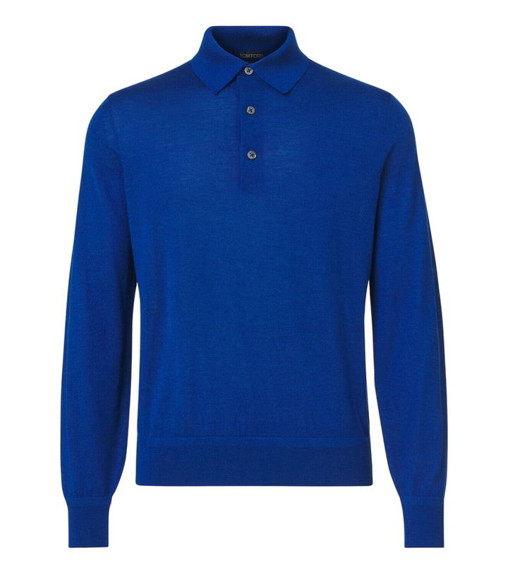 Photo: Tom Ford Cashmere and silk polo sweater