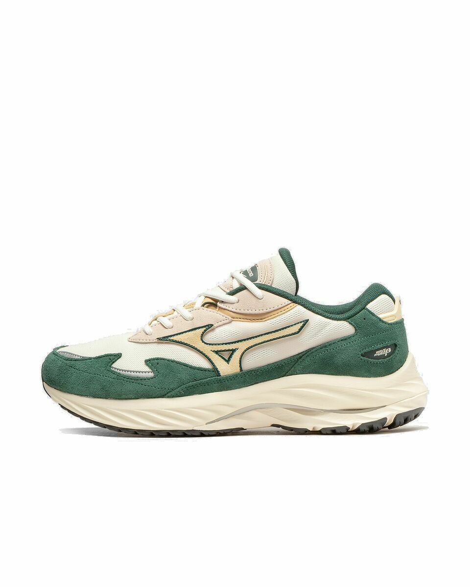 Photo: Mizuno Wave Rider Beta(U) Green|Beige - Mens - Lowtop