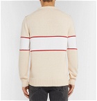 Givenchy - Logo-Intarsia Cotton Sweater - Men - Off-white