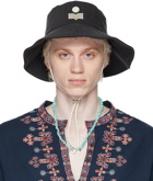 Isabel Marant Gray Delya Denim Hat
