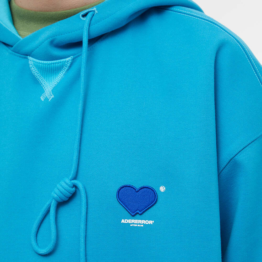 ADER Error Men's Together Logo Hoody in Blue ADER error