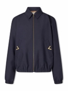 Valentino Garavani - VGold Twill Blouson Jacket - Blue