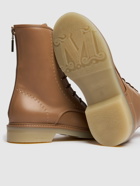 MAX MARA 20mm Urban Leather Combat Boots