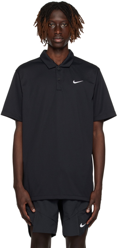 Photo: Nike Black Embroidered Polo