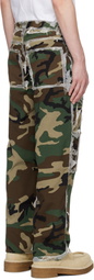 Thug Club Khaki Burnt Bio Army Cargo Pants