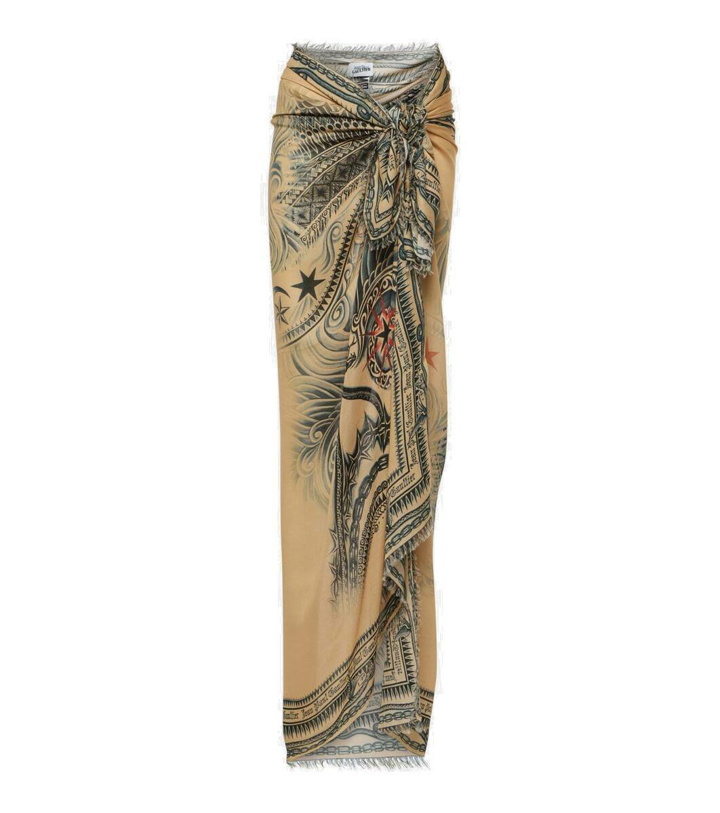Photo: Jean Paul Gaultier Tattoo Collection printed scarf
