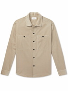 Mr P. - Cotton and Cashmere-Blend Corduroy Overshirt - Gray