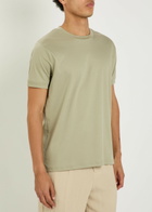 Raith Crew-neck Cotton T-shirt Sage