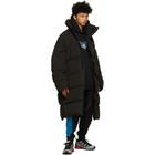 A. A. Spectrum Black Down Winter Coat