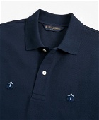 Brooks Brothers Men's Slim Fit Embroidered Golden Fleece Polo Shirt | Navy