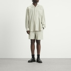Homme Plissé Issey Miyake Men's Stripe Short in Green 