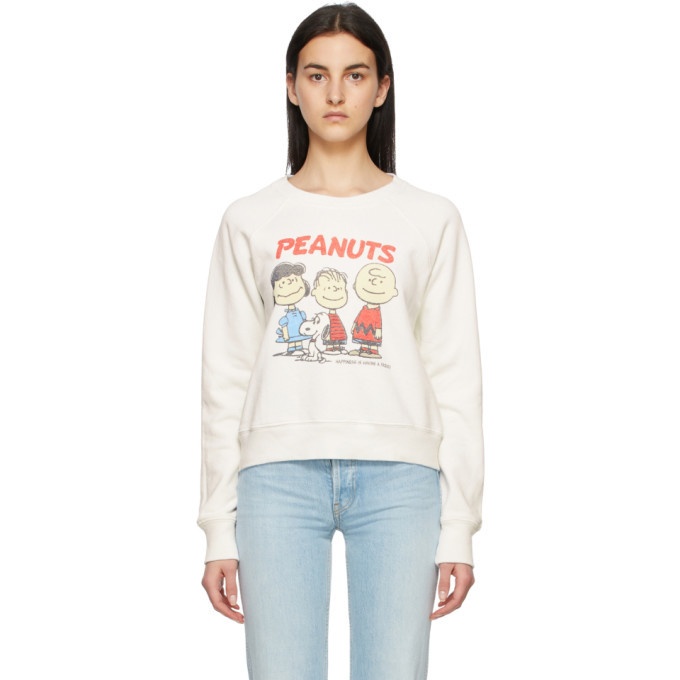 Photo: Re/Done Off-White Peanuts Edition Classic Raglan Sweatshirt