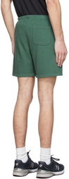 Museum of Peace & Quiet Green SSENSE Exclusive Wordmark Shorts