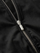 Rhude - Logo-Embroidered Striped Velour Track Jacket - Black