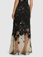 DIESEL Embroidered Tulle Maxi Skirt